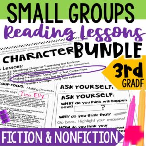 3rd Grade Small Group Reading Activities BUNDLE