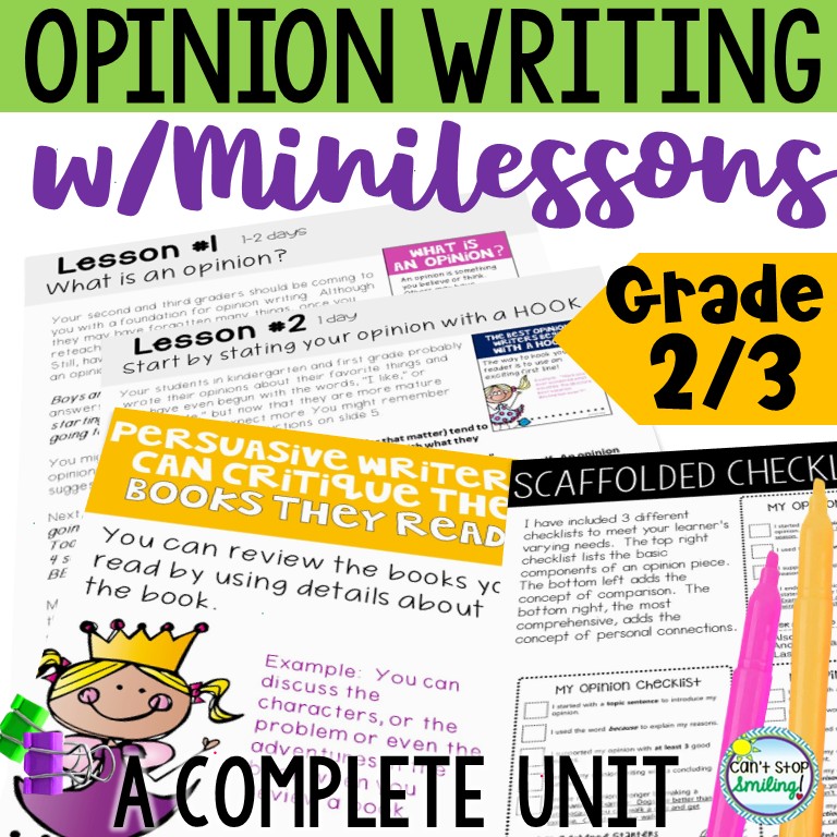 Writing Units Curriculum Bundle for 2nd 3rd Grade - Image 6