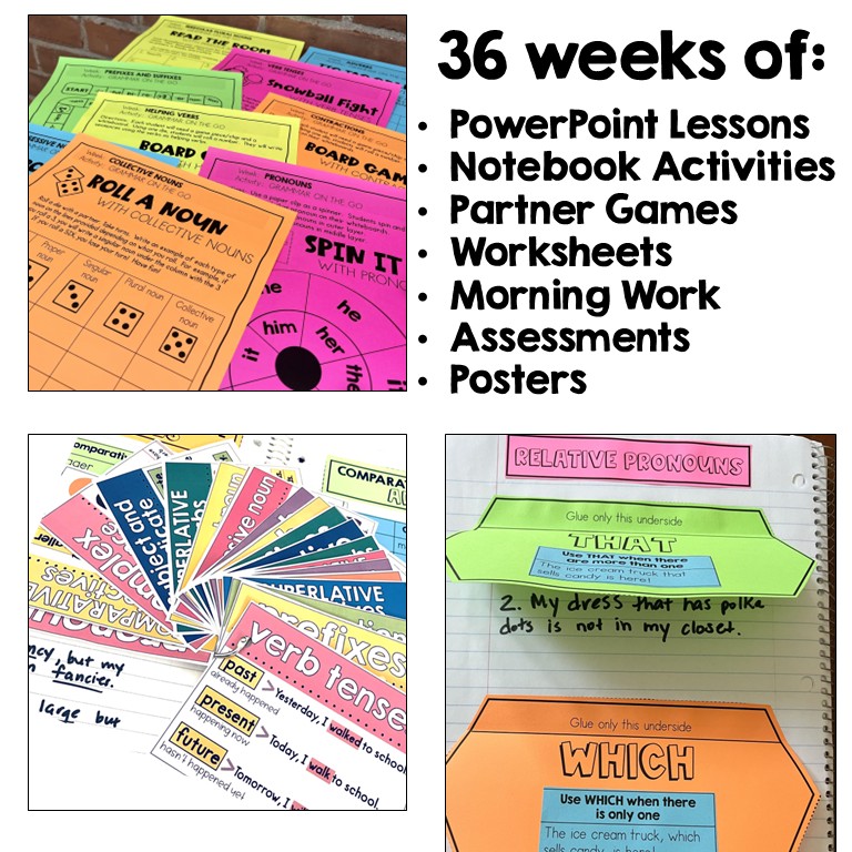 4th Grade Grammar Bundle Curriculum and Review - Image 6